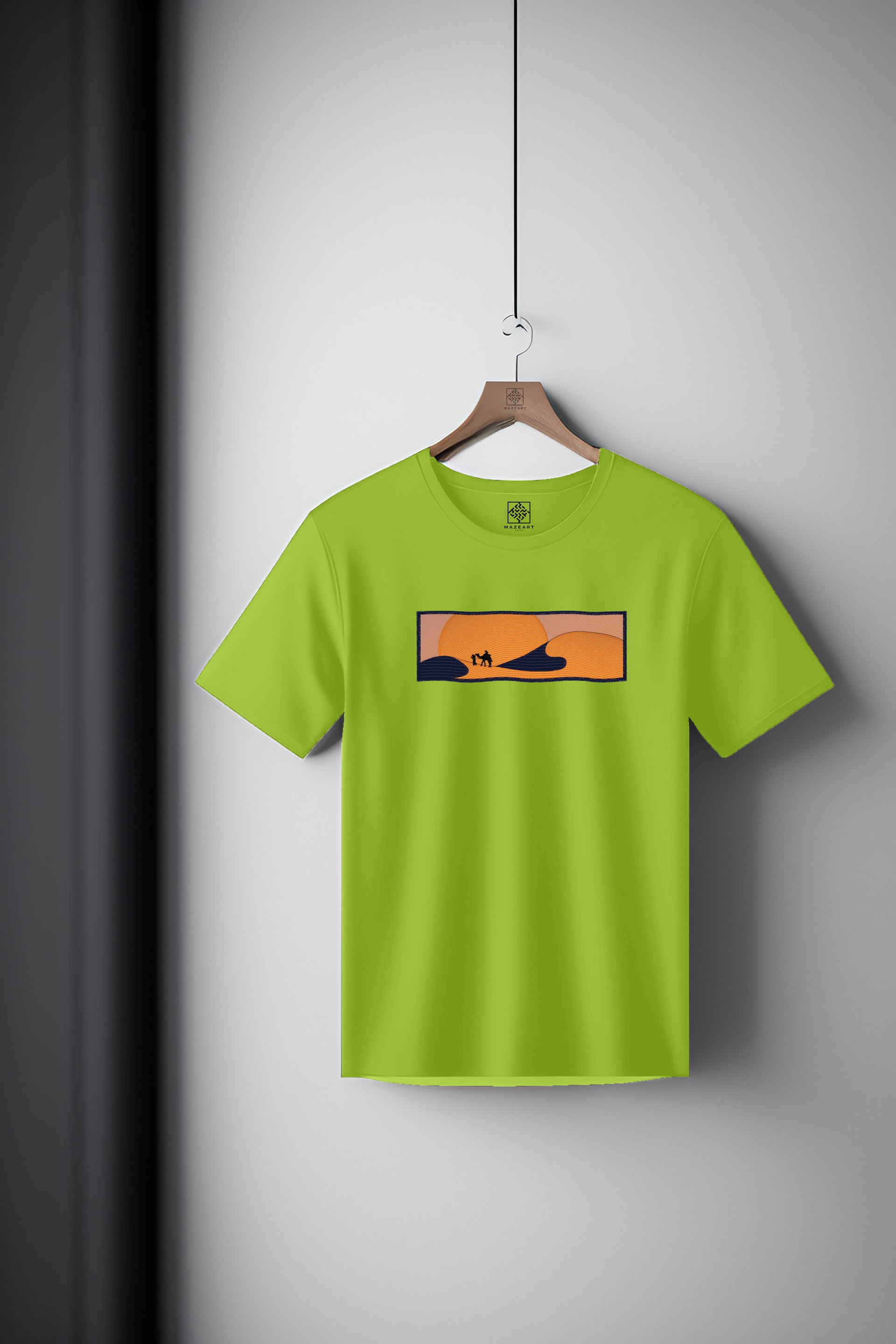 Man camel desert morning Tee