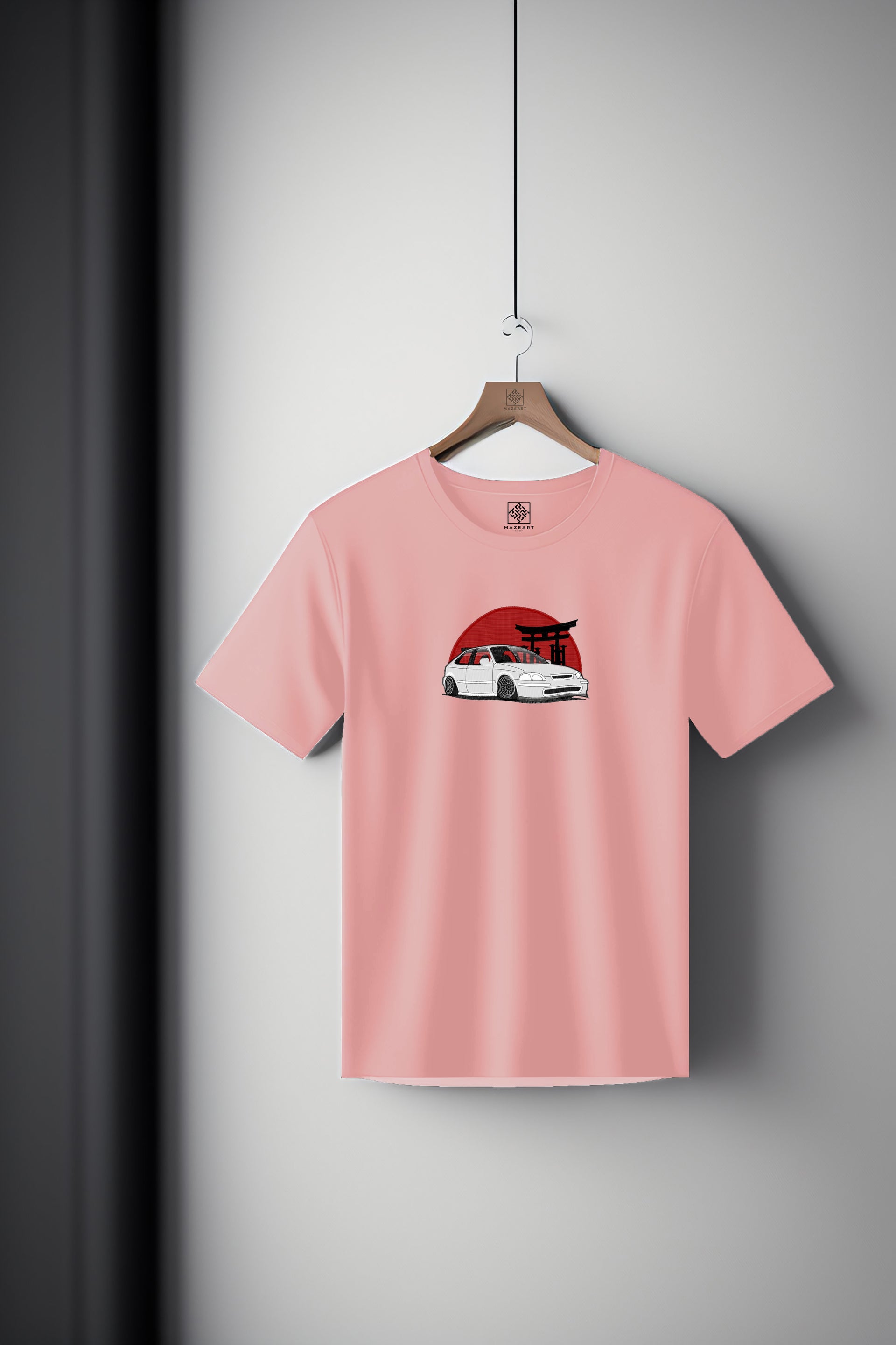 Sports car and Japanese gate Tee