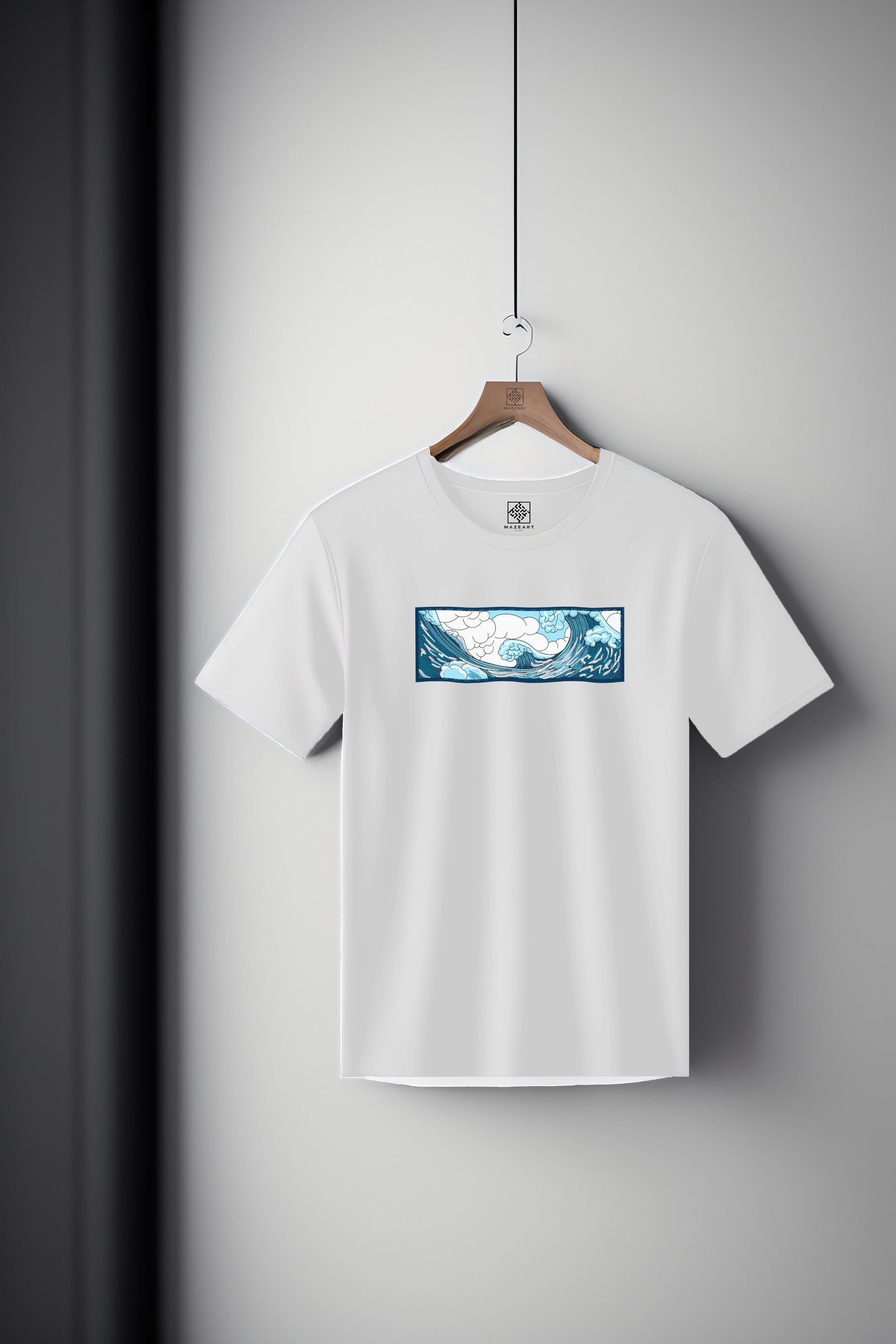 Ocean big wave Japanese style Tee