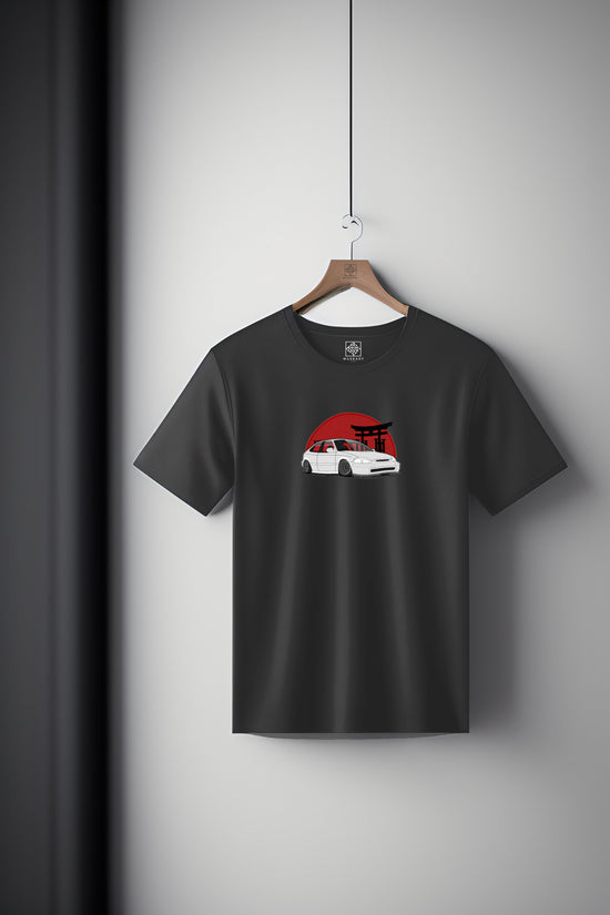 Sports car and Japanese gate Tee